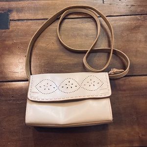 MONDANI crossbody handbag - cream - simulated leather